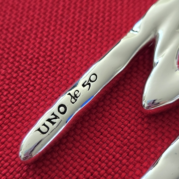 Uno de 50 • Initial M • Silver plated • Large - Picture 6 of 12